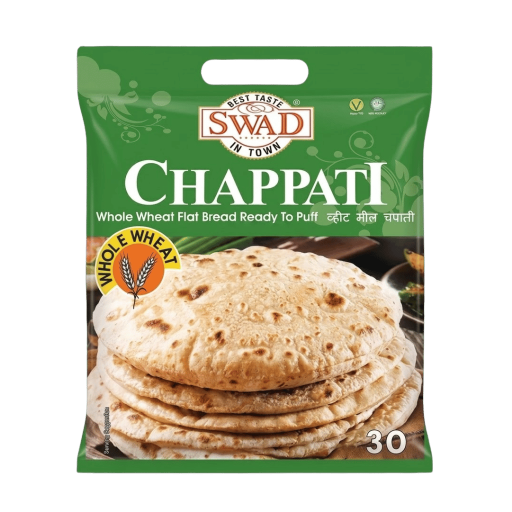 Swad Chappati Whole Wheat 30 pcs buy online USA - 1